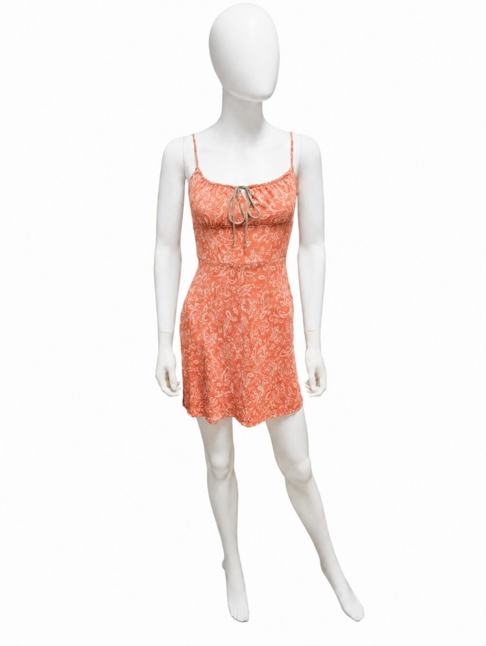REALISATION PAR | Ines 100% Silk Paisley Print Mini Dress in Size Small - Picture 2 of 6